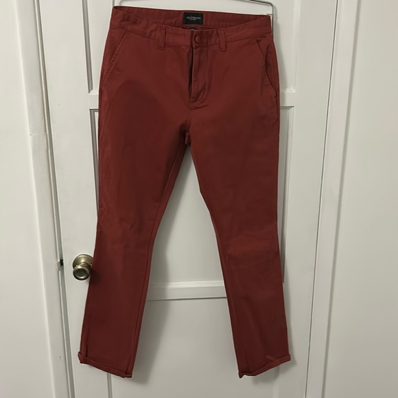 Obey Propaganda Red Chino Pants W33 - Picture 1 of 3